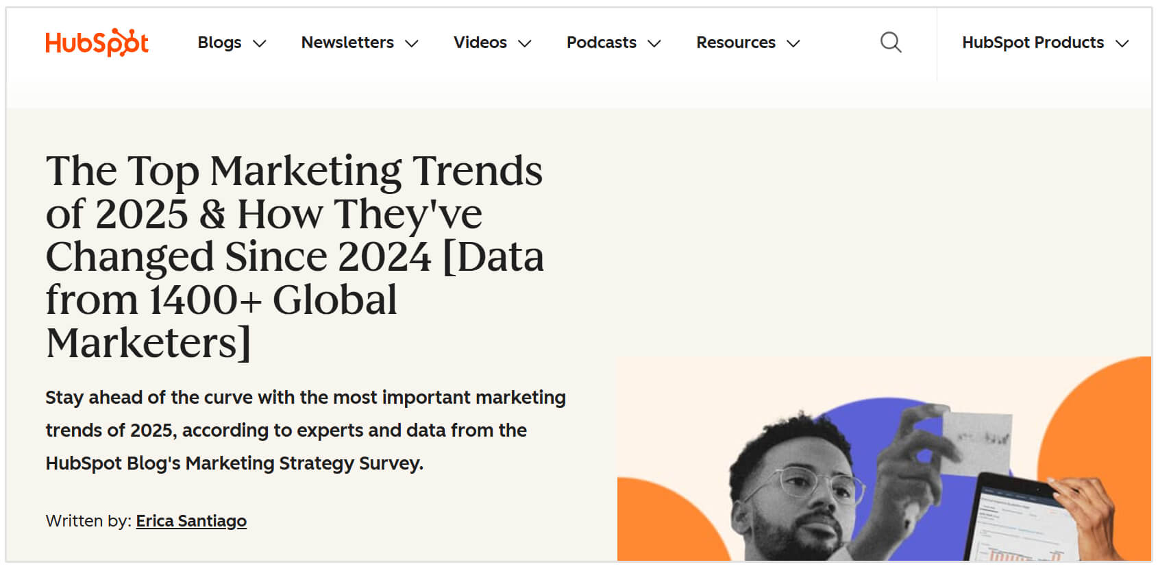 マーケティングトレンドのブログ投稿